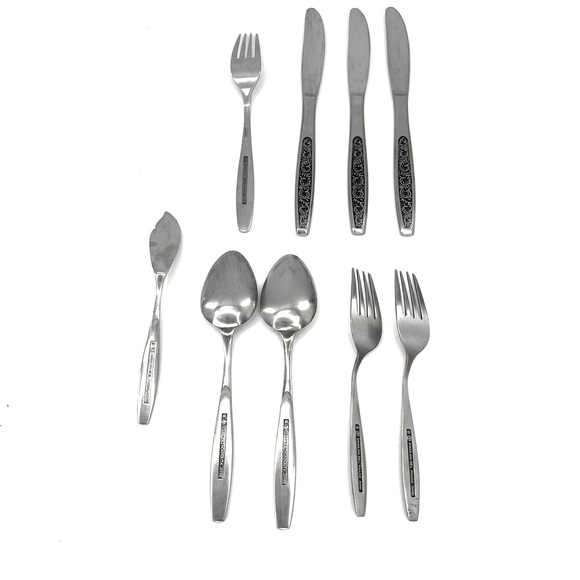 9 Hanford Forge HF Stainless Japan DEL PRADO Knives Forks Spoons - Picture 5 of 9